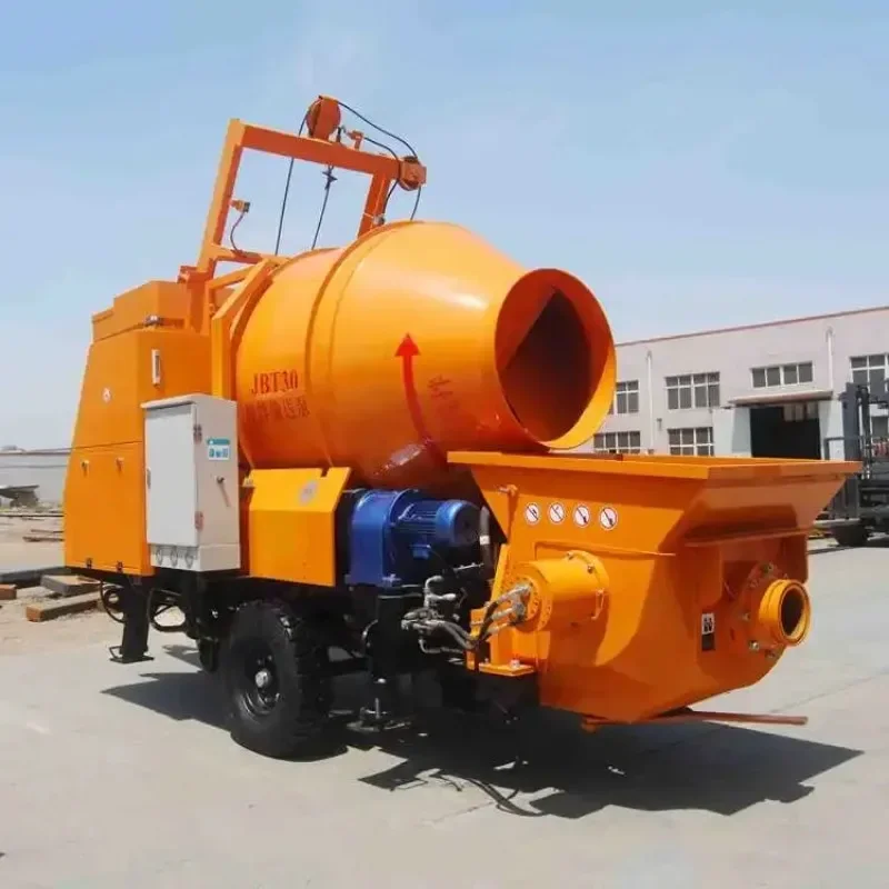 Hot Selling Machine Small Portable Mobile Motor Concrete Mixer Pump