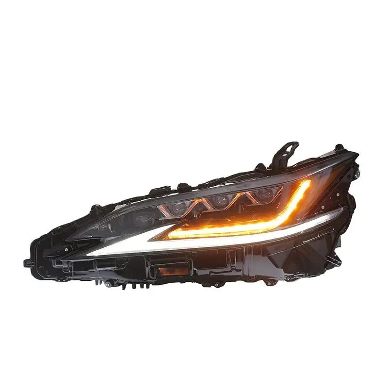 For F87 High-end 3-Eye Matrix Projector LED Headlight Assembly DRL Front Lamp for Lexus ES ES250 ES300h 2018-2024 Auto Lighting