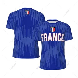 Unisex France Flag 3D Printed T-shirt Fans Mesh tshirt For Running Bike Soccer Tennis Fitness Sports Exclusive