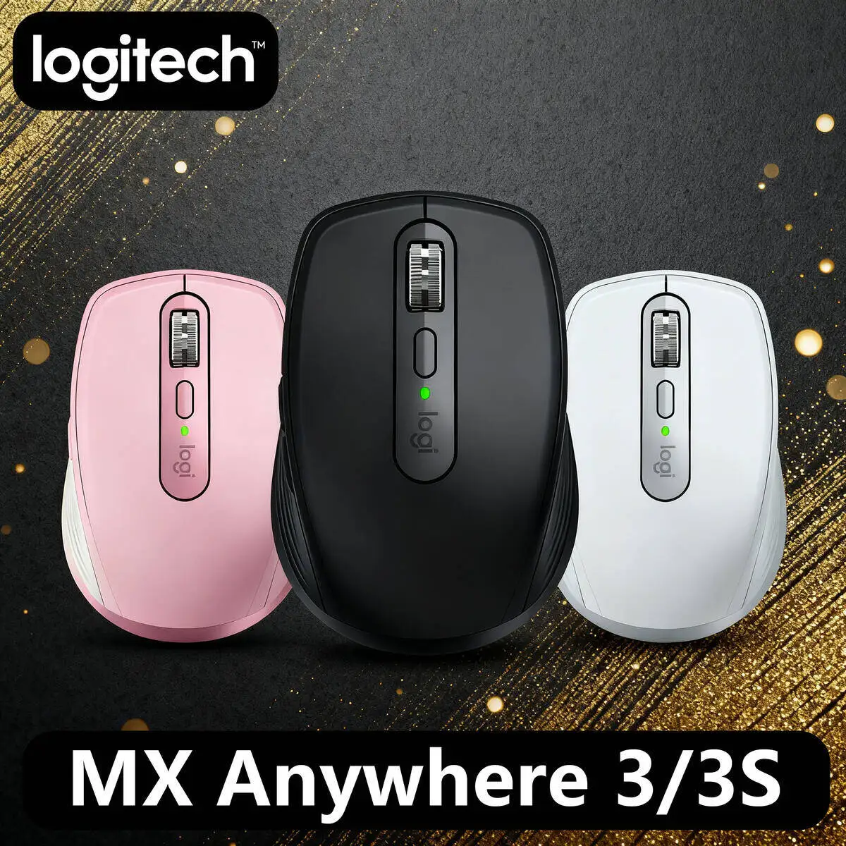 

Беспроводная мышь Logitech MX Anywhere 3S, версия Mac, Bluetooth, бесшумная, портативная, офисная, Apple Pink Girl