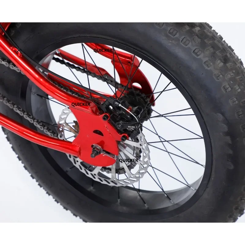 Motorised / motorized bicycle chopper scooter 24inch/20inch snow tire 2 stroke 80cc engine bike