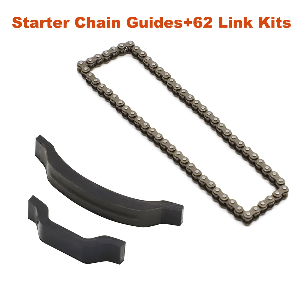 For 50cc 70cc 90cc 110cc 125cc ATV Scooter Dirt Bike Chinese Starter Chain Guides+62 Link Kits