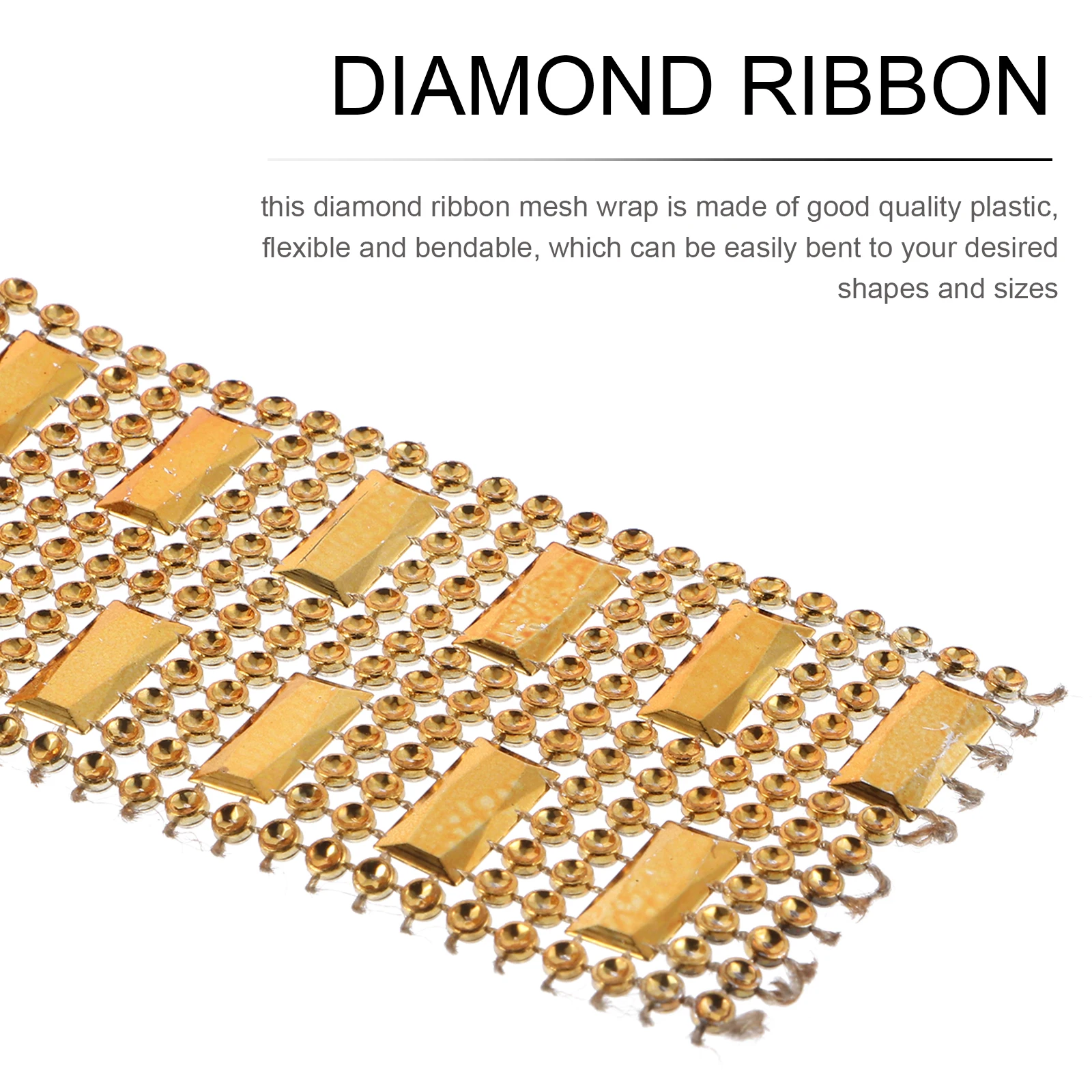

10 Yards Rhinestone Ribbon Diamond Accessories Wedding Decoration Trim Sparkling Bling Craft Supply Bridal Party Supplies