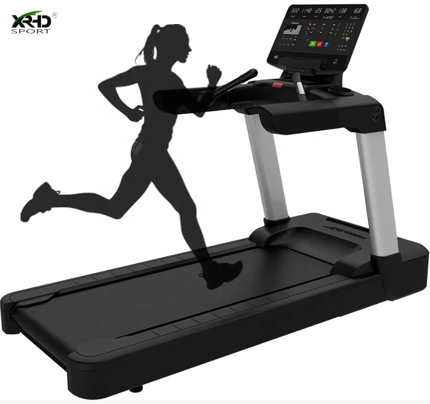 Electric Commercial Keyboard Treadmill With LCD Screen Wireless Heart Rate 3.5HP Motor Foldable Design 200kg Capacity On Sale