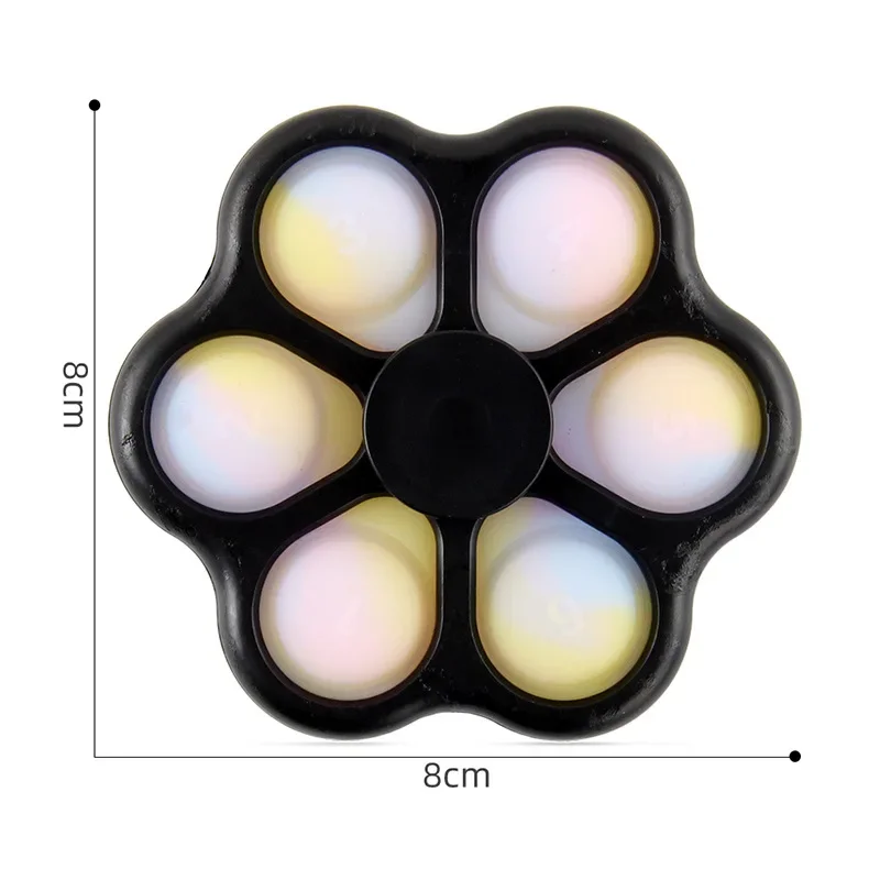 Multi-style Fingertip Spinning Top Fidget Spinner Pops Its Bubble Fidget Toys Hand Sensory Simple Dimple Antistress Spinner Toys