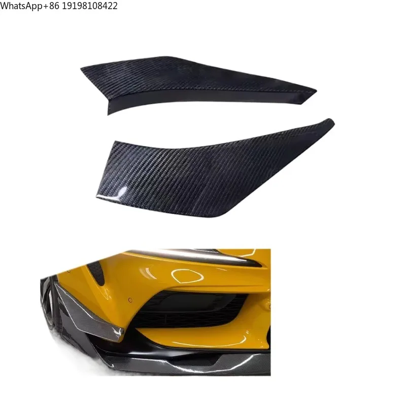 High Level Material Vrs Models A90 A91 Carbon Fiber Air Intake Grille Front Bumper Canards For Toyota A90 A91