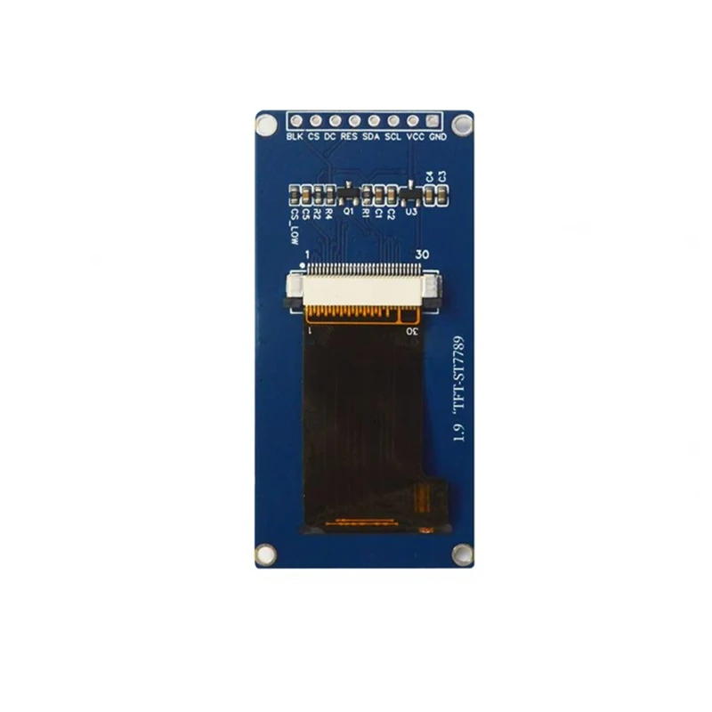 1.9 Inch IPS Full Angle TFT Display Screen LCD Screen Color Display Module SPI Serial Port High-definition 170x320 ST7789 IC