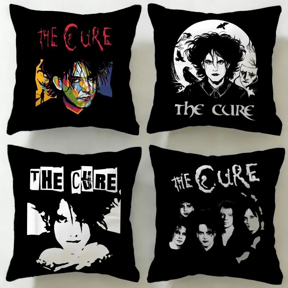 Kissenbezug der klassischen Band The Cure, weicher und leicht zu waschender Kissenbezug – vielseitig einsetzbar für Couch, Bett, Reisen und Büro