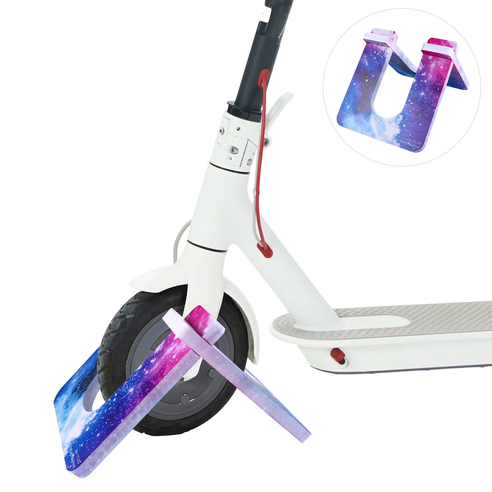 

2Pcs Scooter Stand Rack Fits Most Kick Scooters - Simple Design Heavy Duty Holder for Kids Bike Storage At Home