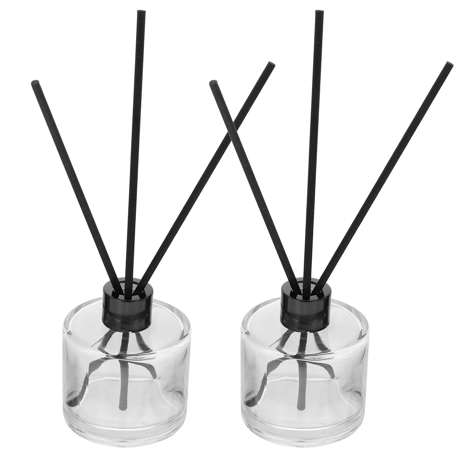 

1Set Glass Aroma Diffuser Bottles Refillable Fragrance Containers with Reeds for Bedroom Meditation Gift Aroma Diffuser Bottles