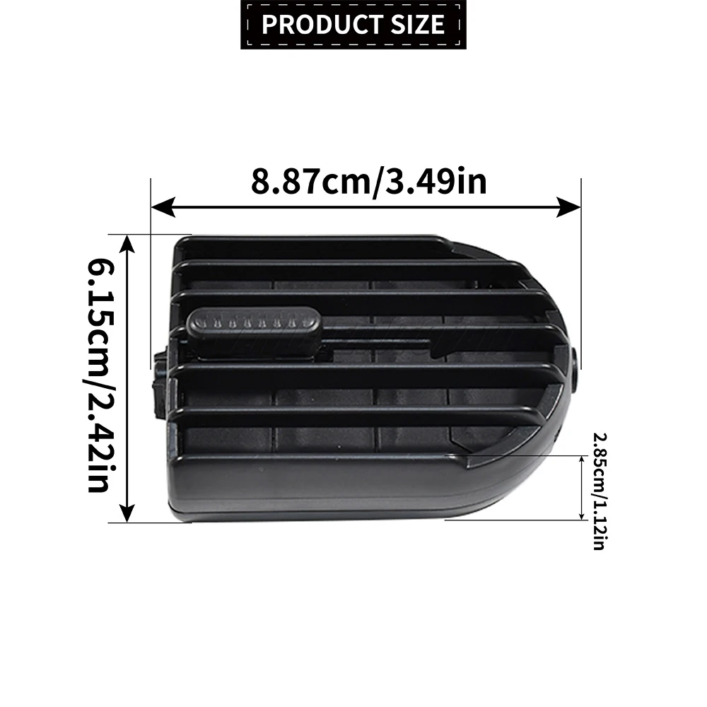 New For Opel/Vauxhall Combo C S07 Corsa C Black Front Dashboard Air Vent Covers Outlet Grille Diffuser 90535120 Car Accessories