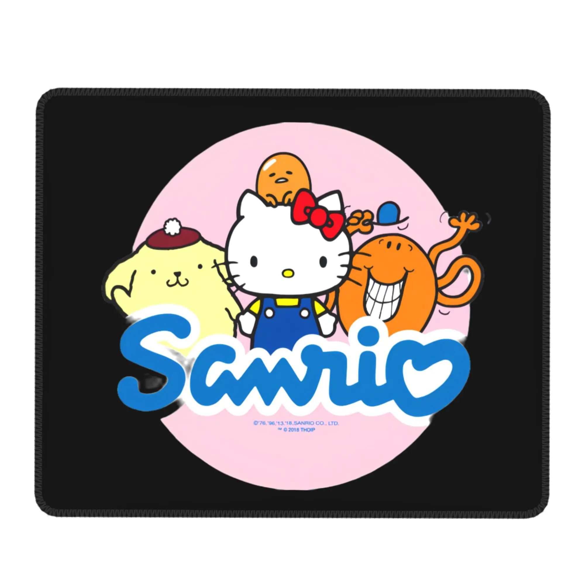 

hello kitty printing Mousepad Game Pc Accessories Overlock MouseMat Computer Desk Mat