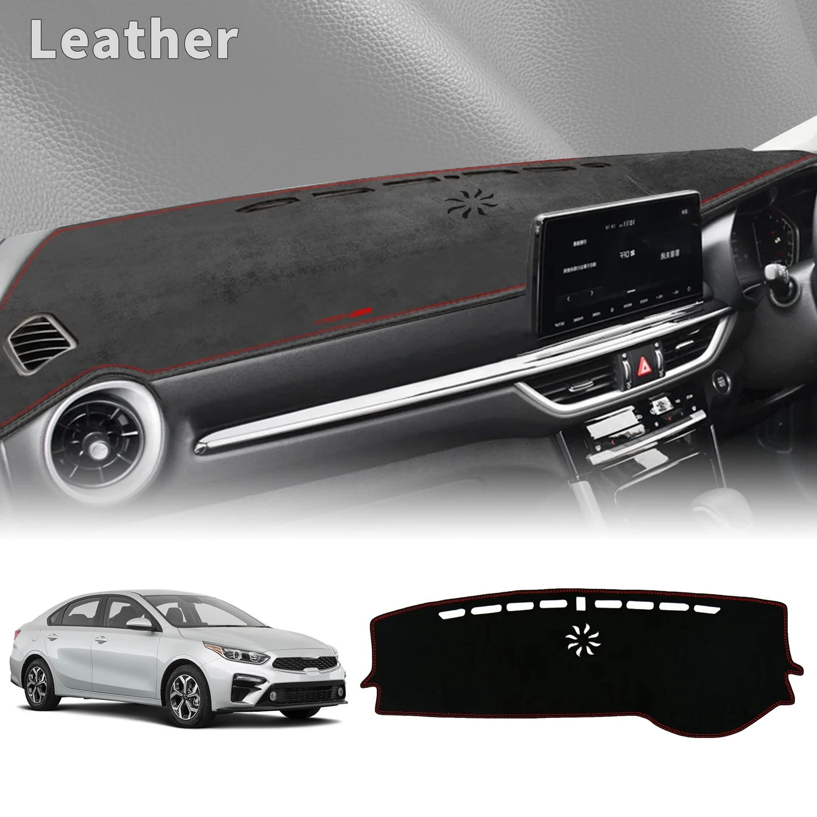 

fit for KIA K3 2019 2020 2021 2022 2023 GT Dashmat Dashboard Cover Pad DashMat Sunshade Protective Carpet Car Accessories