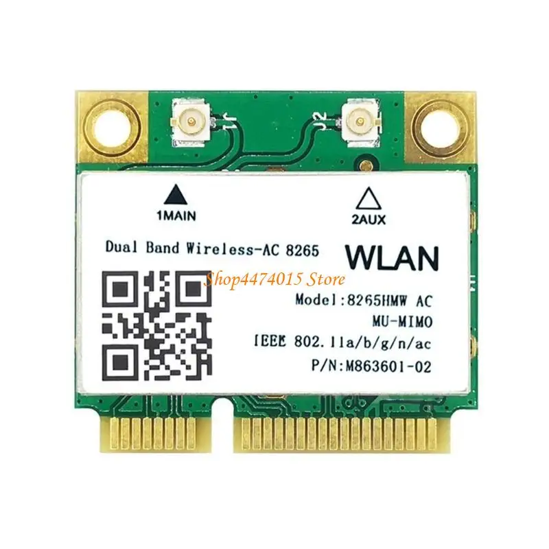 K1AA BT 4.2 876Mbps 2.4/5 GHzデュアルバンドPCI-EワイヤレスLANカード用ACER用