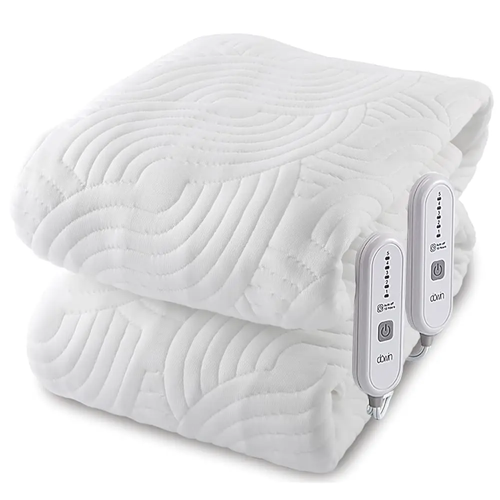 

Electric Mattr Pad King Size- Air Layer Heated Mattr Cover With 5 Heat Settings Controller & Auto Off 10 S, Deep Pocket Bed
