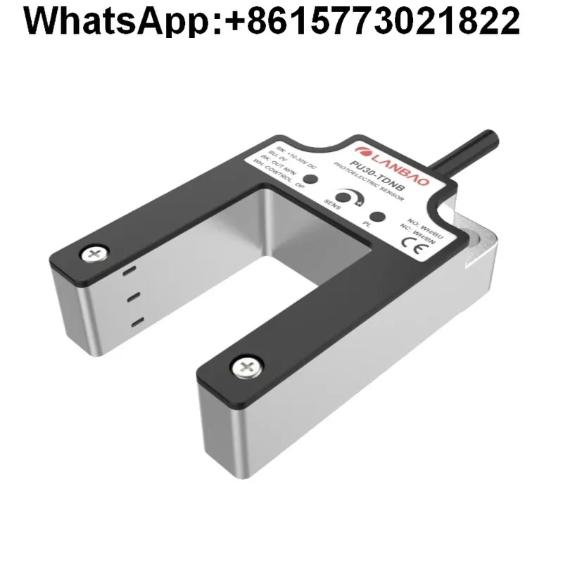 

Shanghai Lanbao PU30-TDNB slot type photoelectric switch DC4 wire SN: 30mm adjustable, opposite sensor