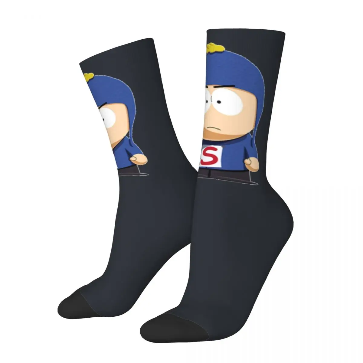 Super Craig S-South Parkk Men's grahpic Socks Unisex S-South Parkk Seamless Printed Novelty Crew Sock official-website fugees