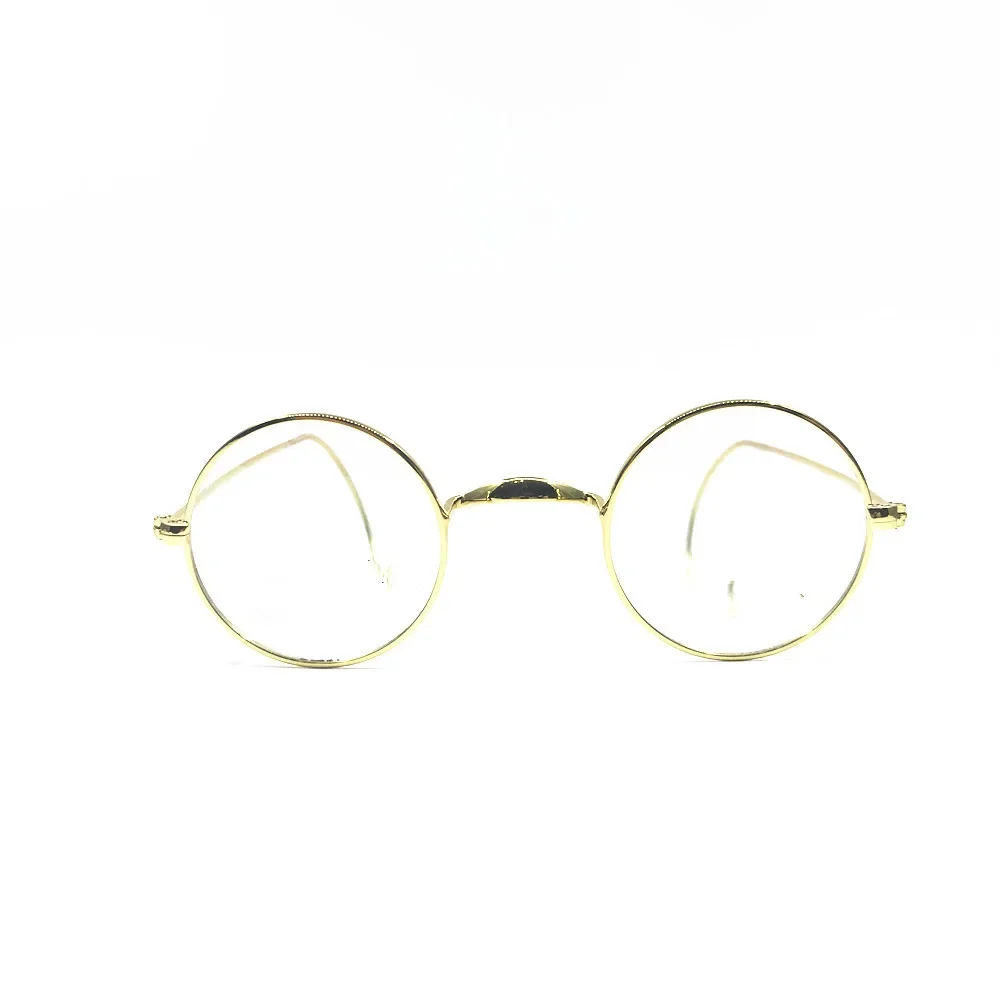 48mm Vintage Round Antique Wire Rim Metal Reading Glasses Full Rim +75 +100 +125 +175 +200 +225 +250 +275 +375 +400 +450 +600