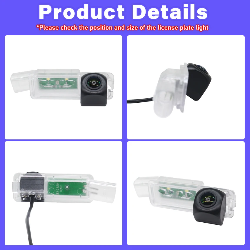 Fisheye Lens AHD Rear Camera For Porsche Boxster 987 981 2008~2017 Night Vision Parking Reversing Camera license plate Camera