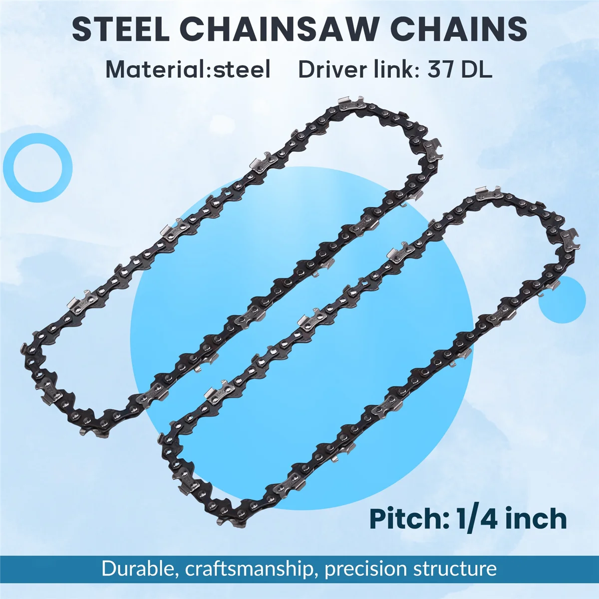 

AA98 2x6 дюймов мини-цепты для бензопил, аксессуары для электрических бензопил, практичная электрическая пила, сменный аксессуар для резки древесины