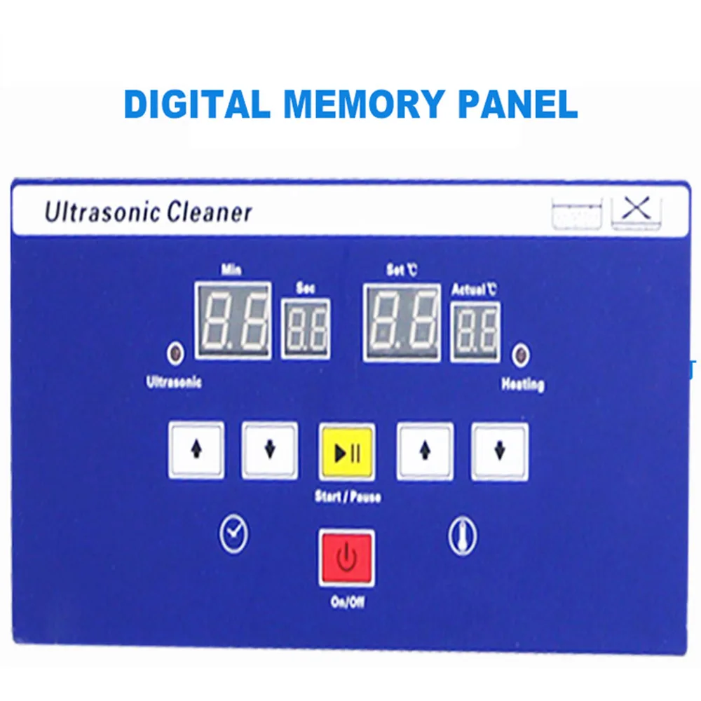가정용 초음파 클리너, 치과 장비, 메쉬 바스켓이 있는 하드웨어 청소 기계, 상업용 초음파 클리너, 80W