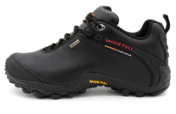 Fall and winter warm waterproof snow hiking boots men's high-top outdoor climbing mountaineering shoes