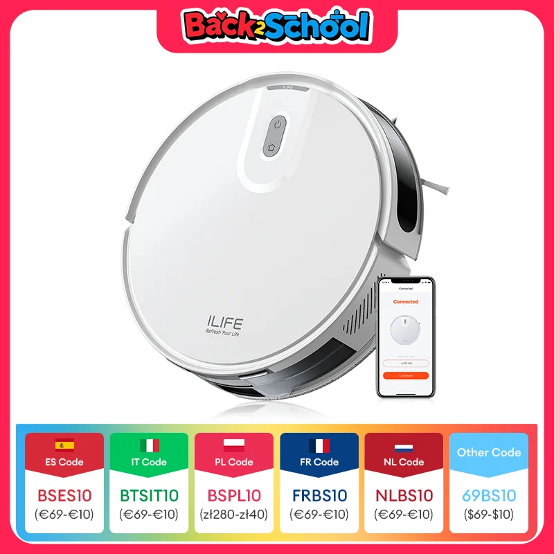 로봇 진공 청소기 5000Pa 흡입력 스마트 내비게이션 이미지