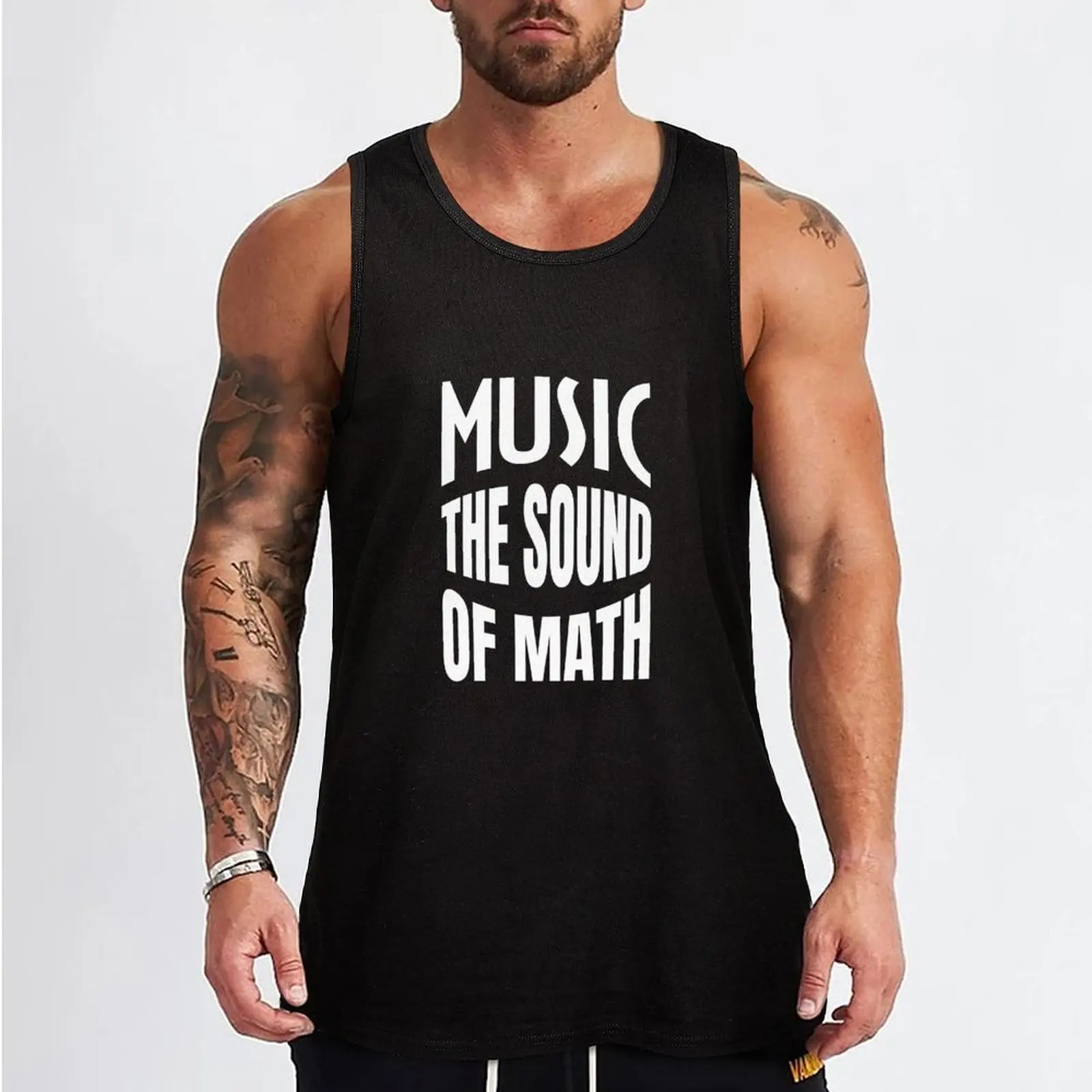 Music, sound of the math Tank Top anime Bodybuilding shirt