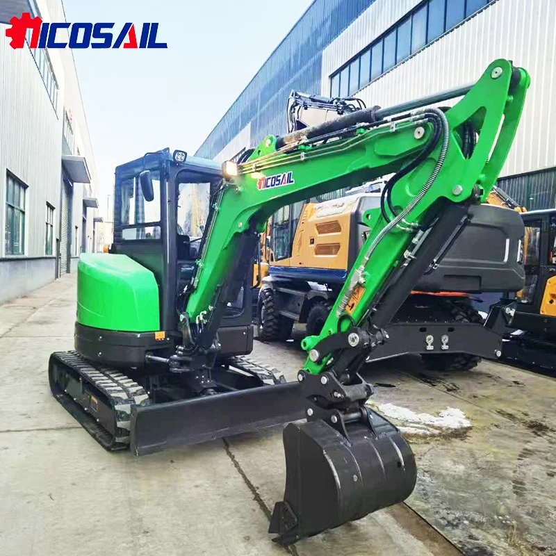 

Nicosail OKW40U Kubota 18.5kw Excavator for Farm Breeding Ground & Engineering Construction 4 ton 3.5Ton
