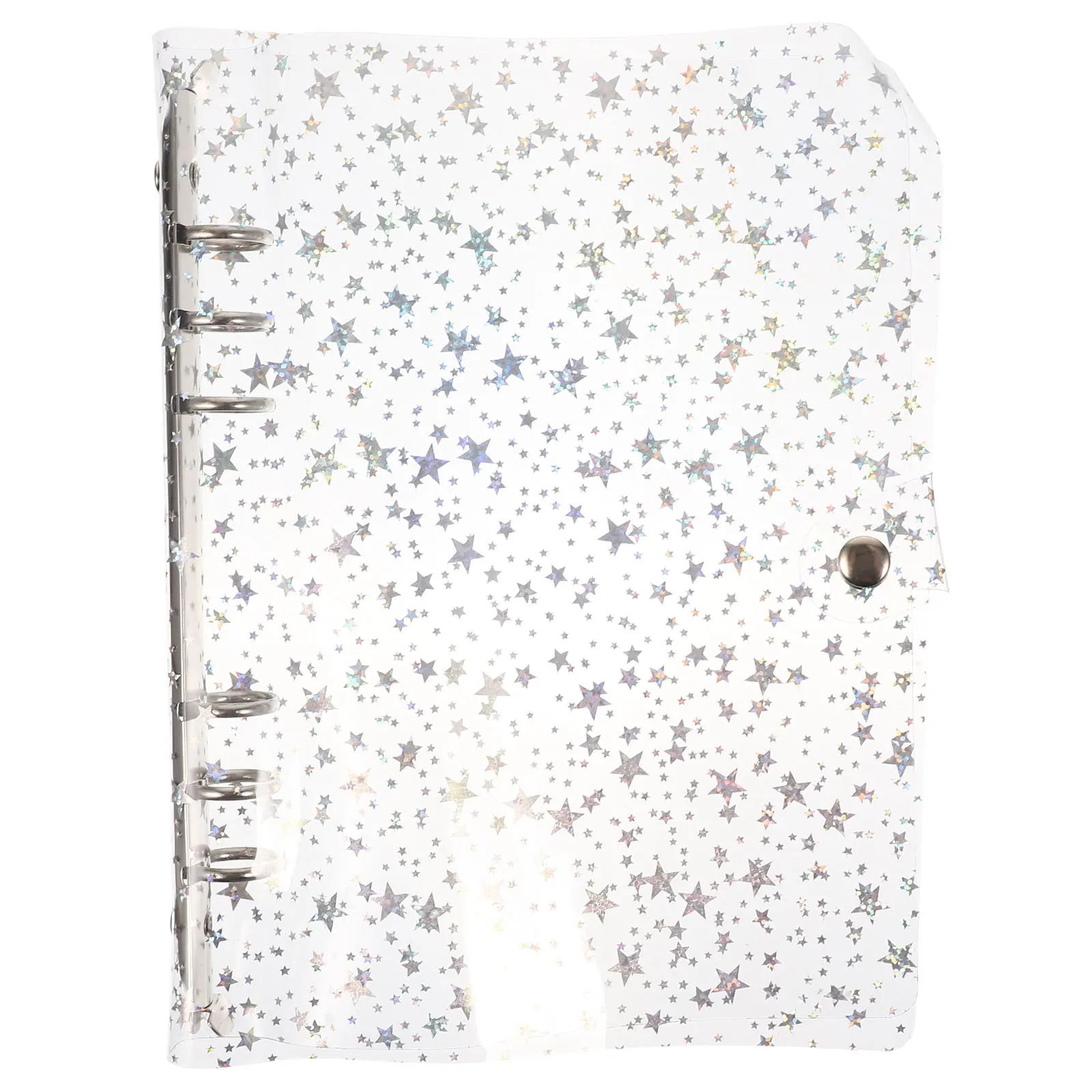 

Lovely Binder Notebook Shell 6-Ring Loose Leaf Cover High-Grade Material Light Weight Easy Carry Protective Office