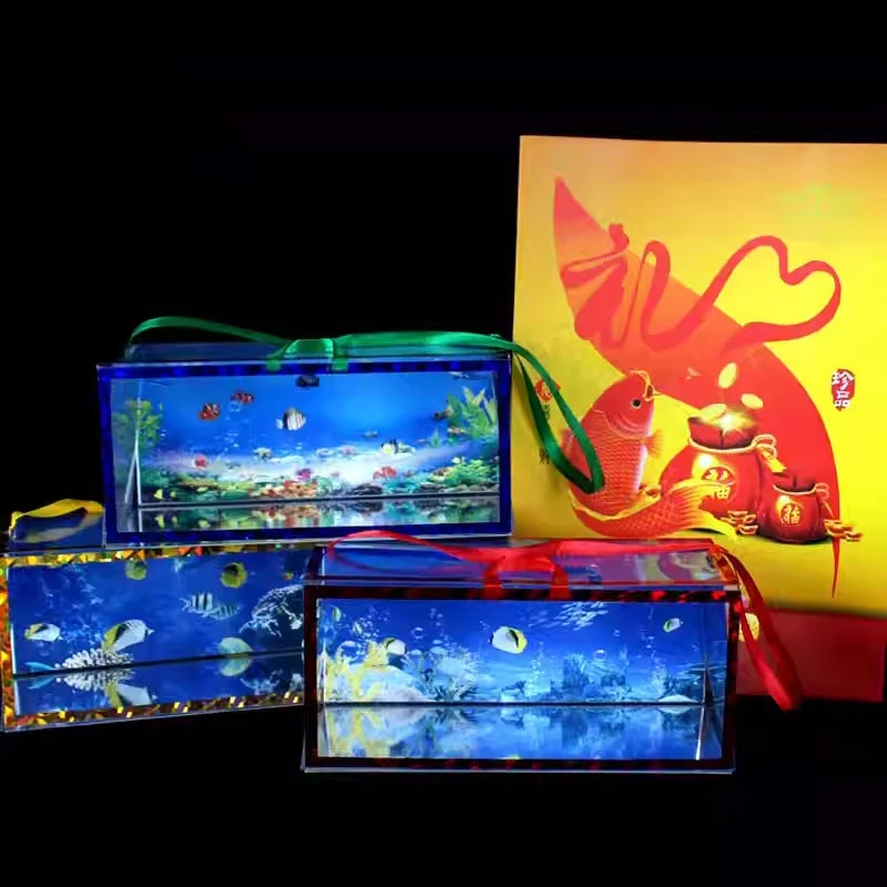 Appearing Crystal Boxes Magic Tricks Flower Stage Magic Props Illusions Somethings Transparent Box Magia Gimmick Mentalism