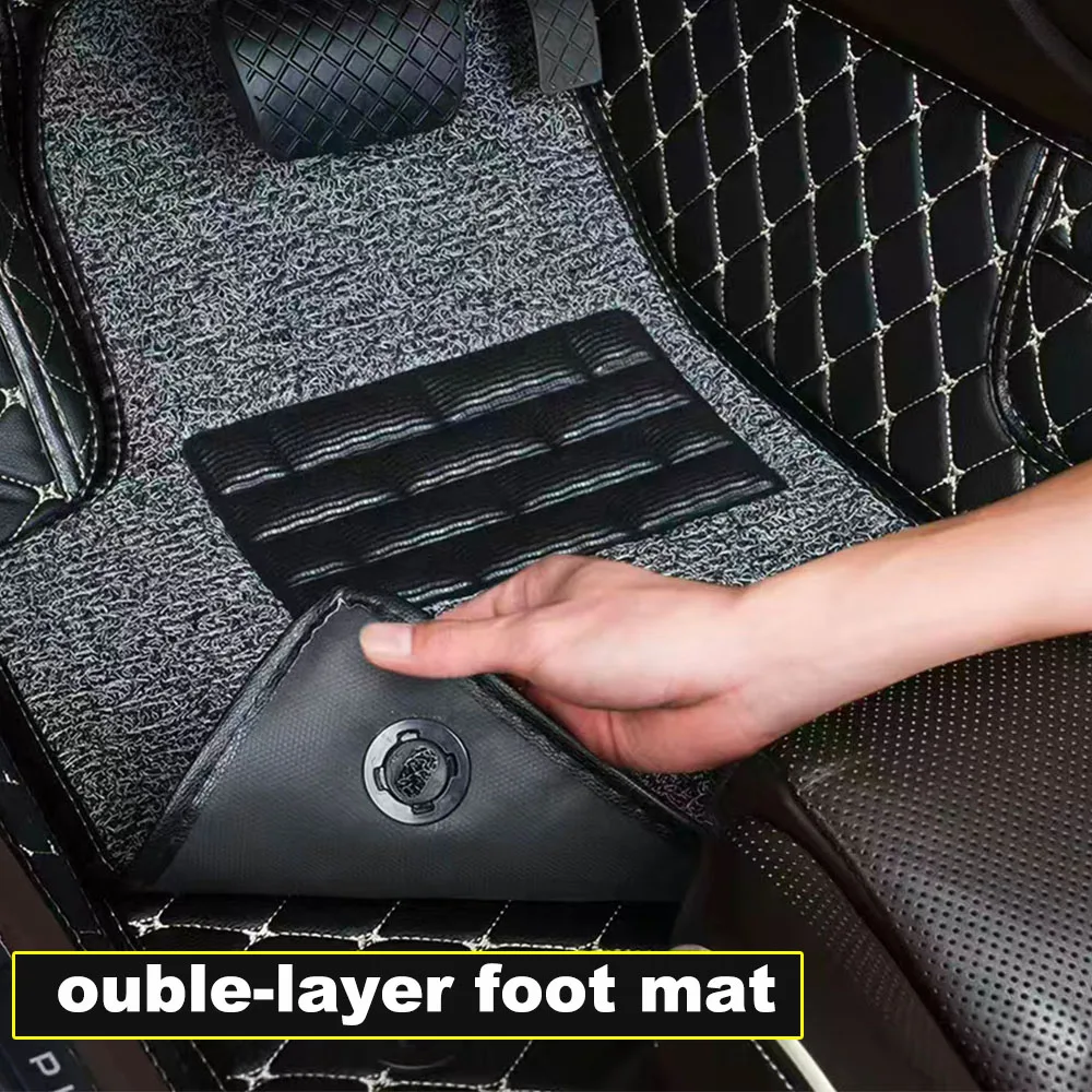 Full Coverage Car Floor Mat Single Driver Double layer Foot Pad Auto Interior Accessories Fit for BAIC BJ40 BJ40C 2024-2026