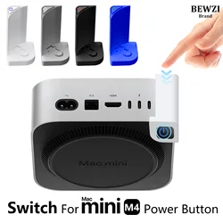 Switch Button for MAC mini M4 Power Button ABS Hard Material Power Connection Button Accessory for Apple 2024 MAC Mini M4 Switch