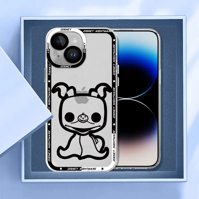 Disney Nightmare Before Christmas Phone Case for Apple iPhone 11 15 Plus 7 8 SE XS Max 12 Pro 14 Pro Max XR 13 Mini TPU Cover