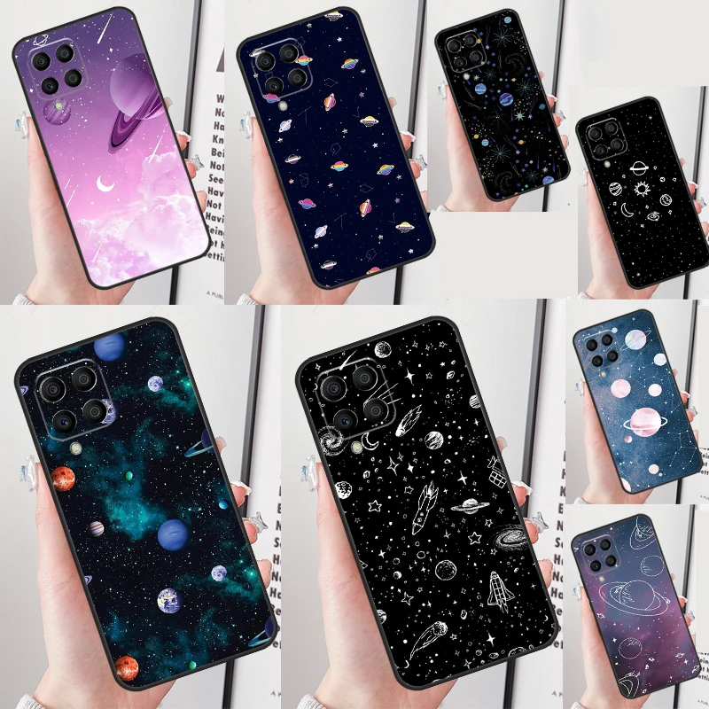 Planet Space Star Case For Samsung Galaxy M32 M52 M12 M13 M23 M33 M53 M20 M21 M31 M51 M14 M34 M54 M30s Cover