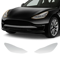 Dla Tesla Model 3 2020 2021 2022 2023 Wstępnie przycięte reflektory samochodowe Folia ochronna na lusterko wsteczne Przezroczysta naklejka PPF zapobiegająca zarysowaniom