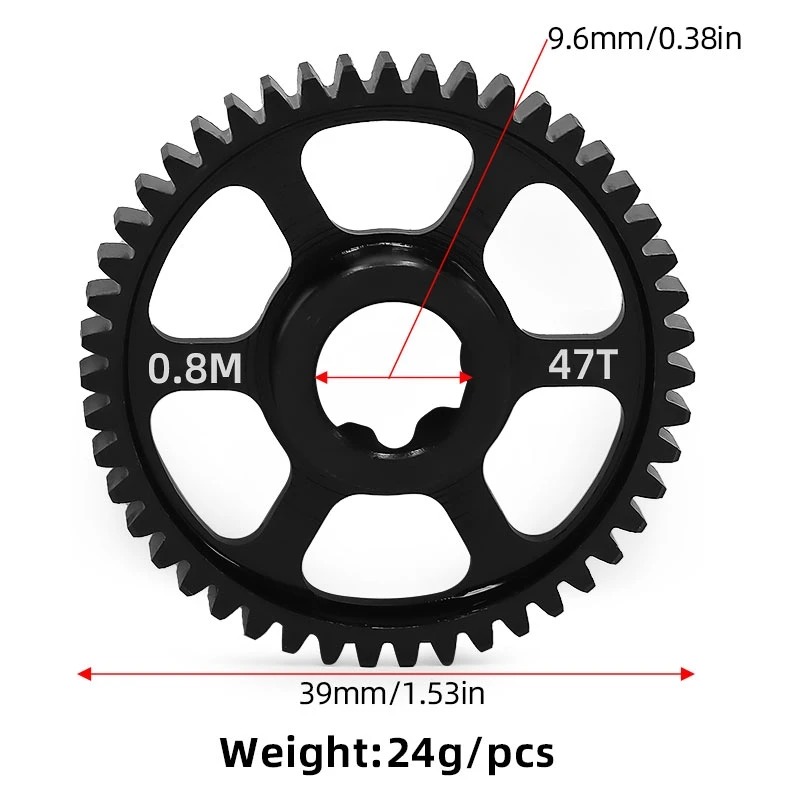 

0.8M 47T Pionion Gear for TRAXXAS MINI MAXX