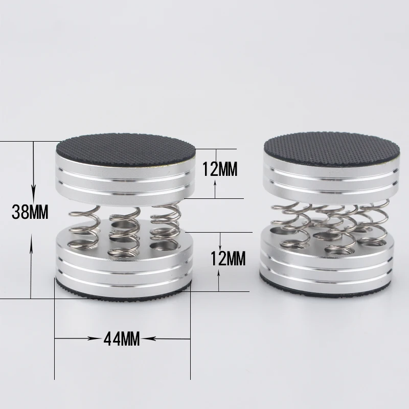 HIFI  Aluminum Alloy Audio Foot Pad Spring Shock Absorption Speaker Equipment Spike Feet Nail Connector