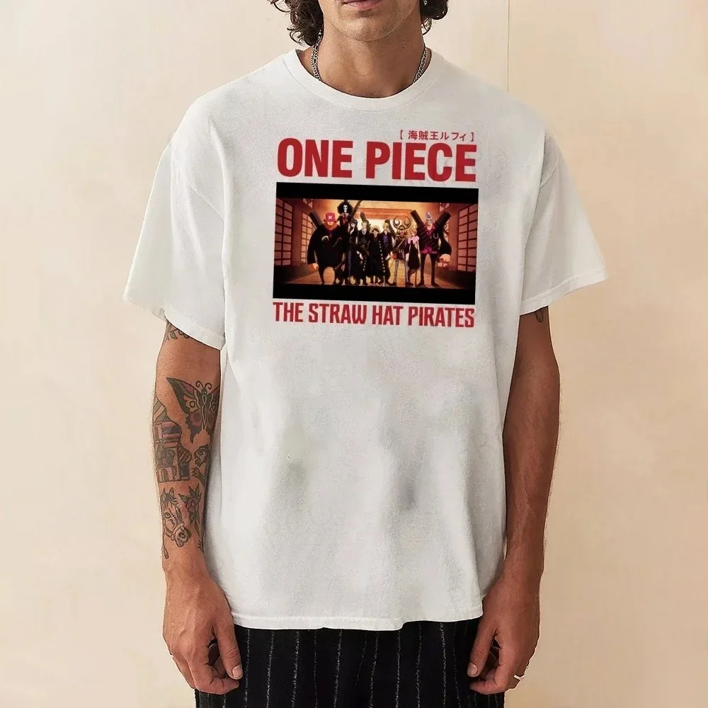 قطعة واحدة تي شيرت رجالي قبعة القش القراصنة الصيف أنيمي الخريف الصبي الأطفال قصيرة الأكمام ماركة غير رسمية الوالدين ملابس أطفال #1