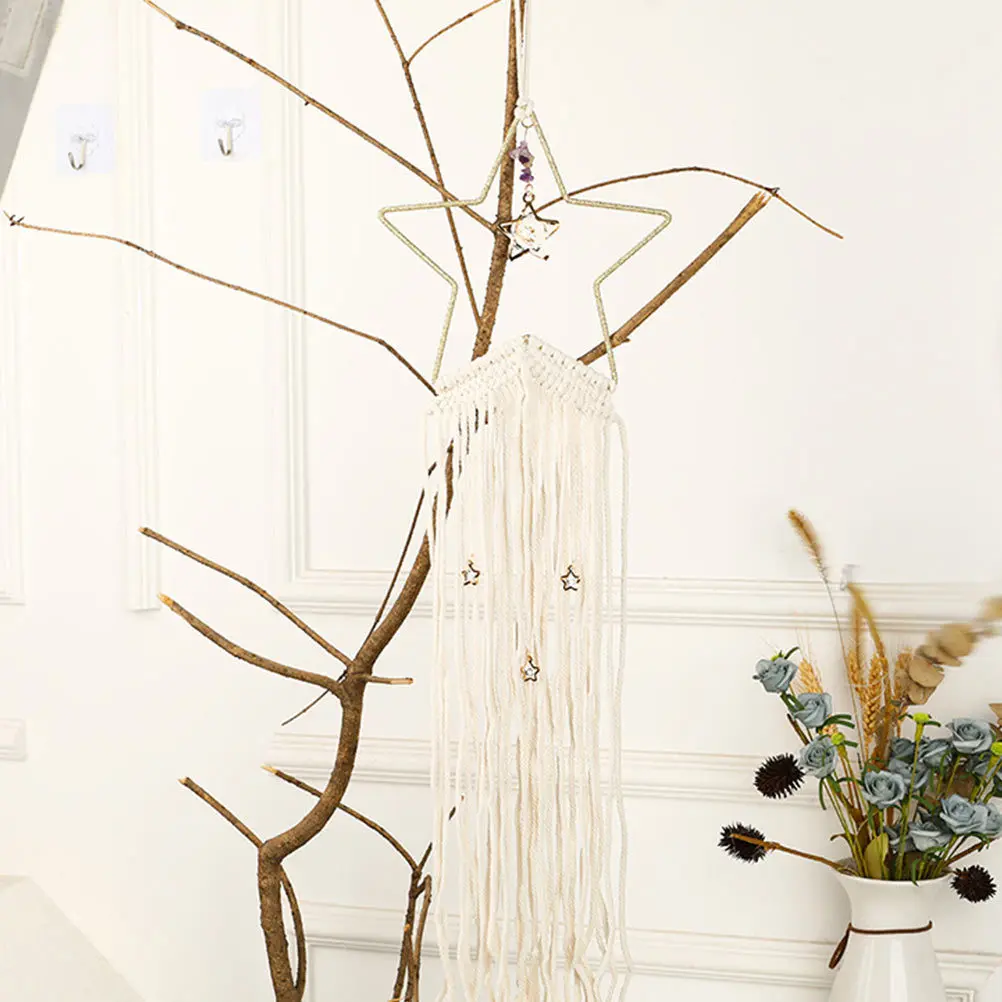 

2pcs Iron Wreath Frame 6 Inch Diy Metal Ring For Floral Garland Home Decor Hanging Wall Ornament Star Hoop Dream Catcher Window