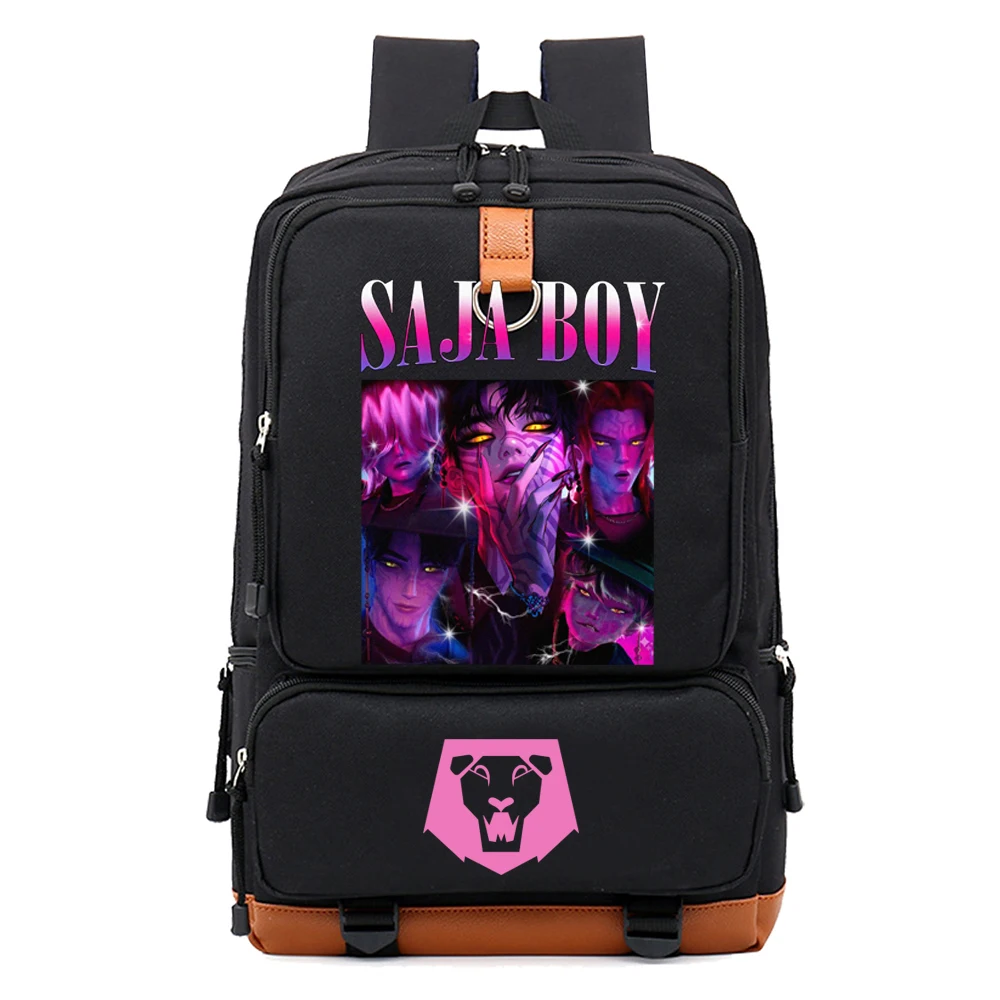 

Kpop Demon Hunter Saja Boy Schoolbag Backpack Laptop Teens Student Book Bag Gift
