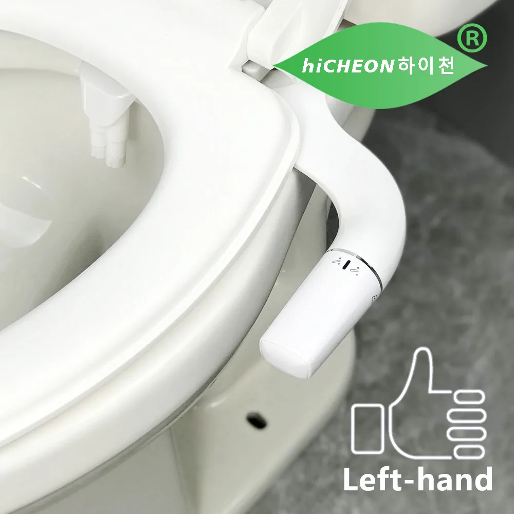 Bidet Left Handed Bidets on Lefty Side Hand Toilet Seat Attachment For Lefthanders Water Sprayer Non-Electric Bidets