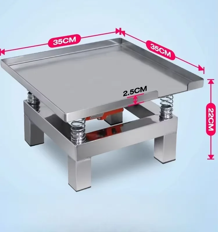Stainless Steel Mini Vibration Table experimental mixing table Vibration plate testing Block