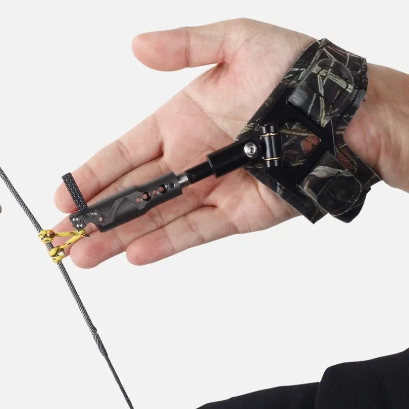 Adjustable Wrist Strap Bow Release Aid Compound Bow Archery Portable Quick Release Trigger Thickened Hunting Target Shooting - view 3