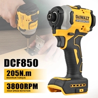 DEWALT DCF850 20V Impact Driver 205NM Brushless Motor Cordless Rechargable Screwdriver Electric Impact Drill Power Tools