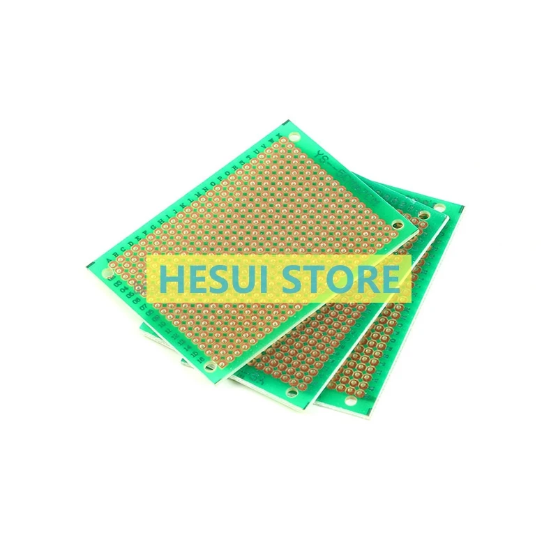 Nc glass fiber multipurpose circuit board green oil board test board universal board 5*7CM thick 1.5MM