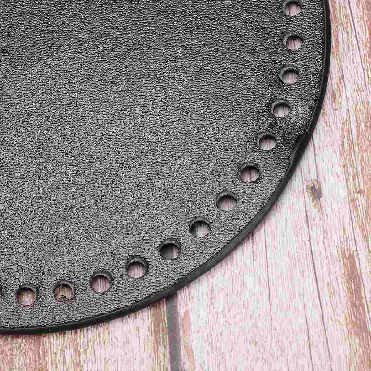 Base inferiore per borsa rotonda da 3 pezzi per la realizzazione di borse Forniture per borse in materiale fai da te Base per all'uncinetto Accessori per borse Forma protettiva