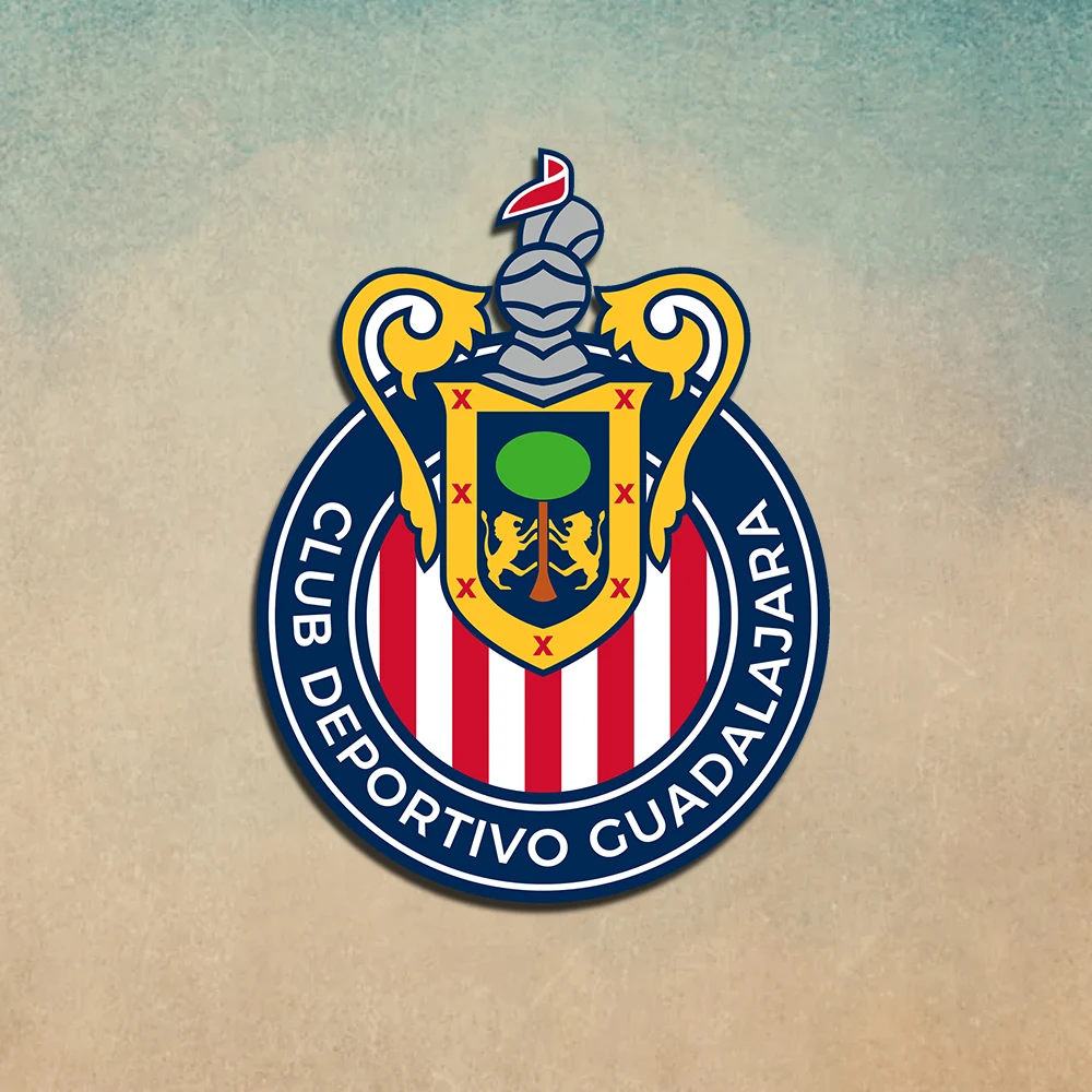 Club Deportivo Guadalajara UV Transfer Decals Car Stickers For Fuel Tank Cap Motorcycles Laptop Ipad Auto Tuning D2