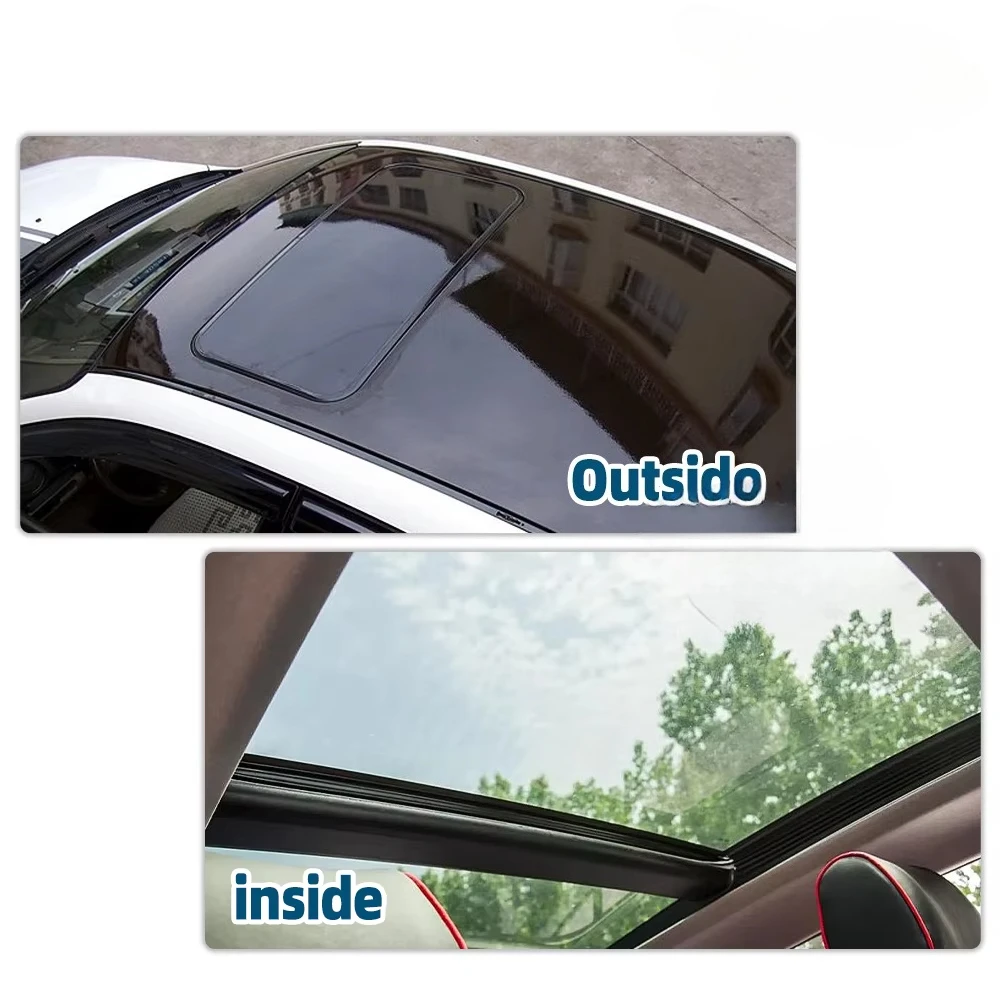Panoramic Sunroof Film for Car 7.5MIL Sky Blue Car Sunroof Protection Wrap Film