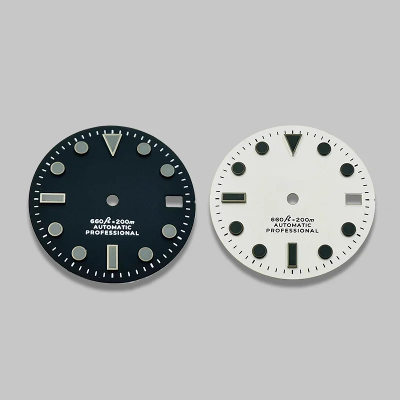 

NH35 28.5mm Dial S Logo Single Date, No Luminescent, Dial Compatible with NH35/NH36 Caliber, Watch Modification Accessories.